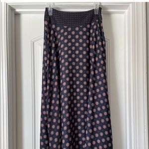 Maxi length skirt